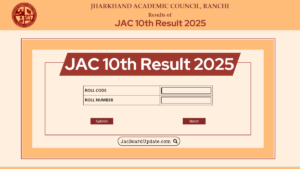 JAC 10th Result 2025